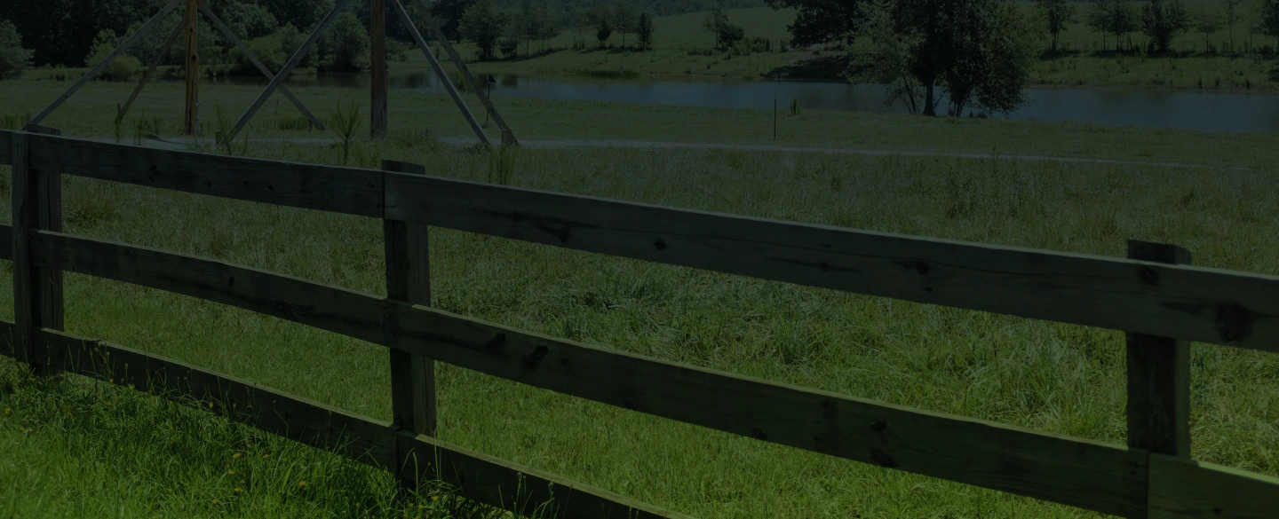 grey wood fence of a farm